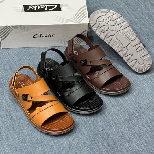 Men's Leather Sandals with Adjustable Strap | Comfortable Summer Footwear